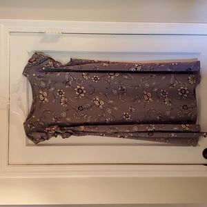 LOFT Plus Floral Dress Size 18